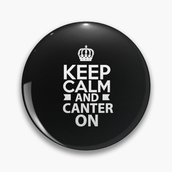 Item preview, Keep Calm and Canter On Horse Equestrian designed and sold by losttribe.