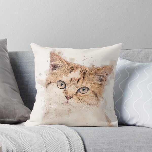 Item preview, British Shorthair Cat Watercolour designed and sold by the-actual-fox.