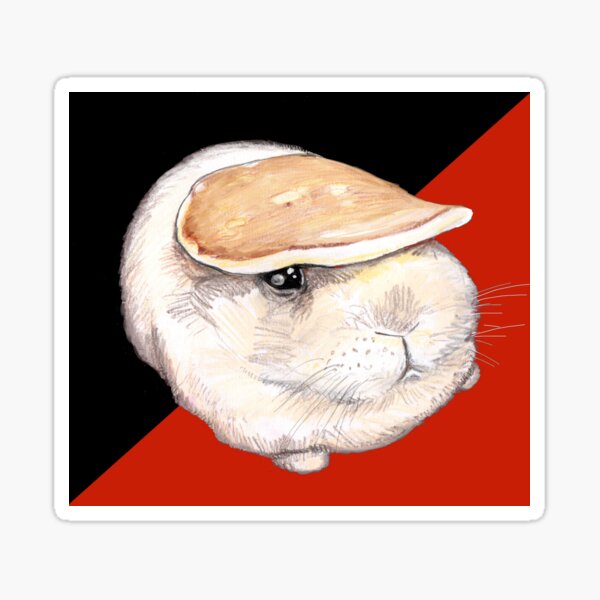 Pancake bunny Sticker
