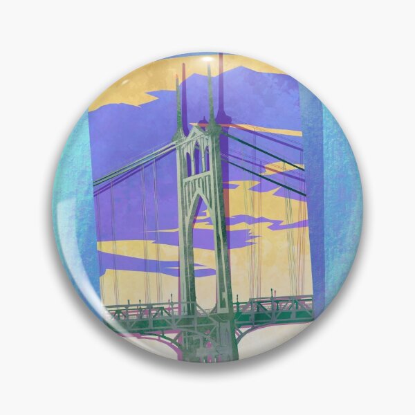 Item preview, St Johns Bridge Portland Oregon designed and sold by Billy Talbert Digital Designs.