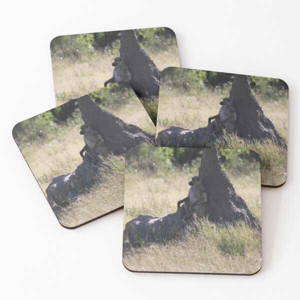 Item preview, Baboon monkeys savanna africa mammal	 designed and sold by EstelleRossetti.
