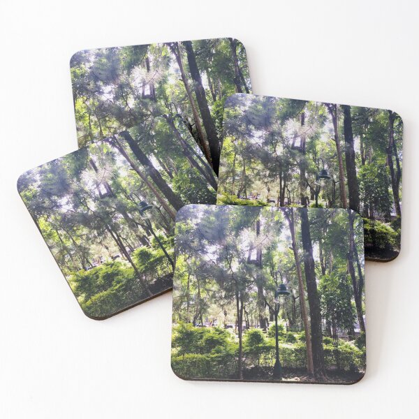 Item preview, Pine trees and Street lights designed and sold by Shineyarts.