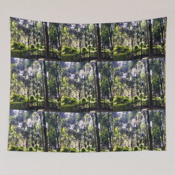 Item preview, Pine trees and Street lights designed and sold by Shineyarts.