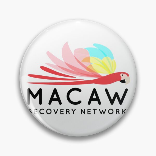 Artikelvorschau, Scharlachrotes Logo entworfen und verkauft von Macaw Recovery Network.