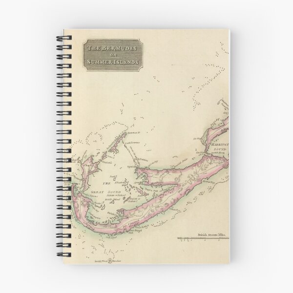 Item preview, Vintage Bermuda Map (1816) designed and sold by BravuraMedia.