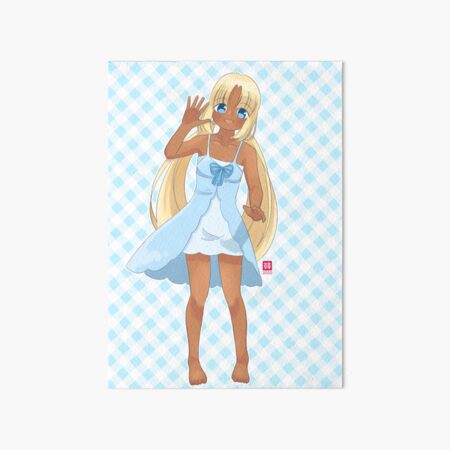 Sumi in Summer Dress Art Board Print