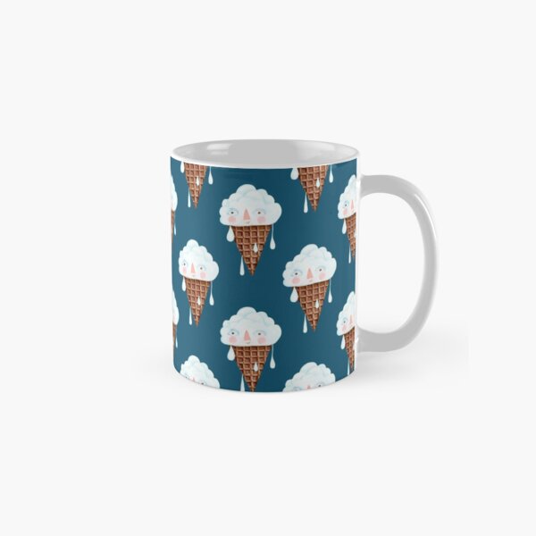 Happy Cloud Ice Cream Cone Classic Mug