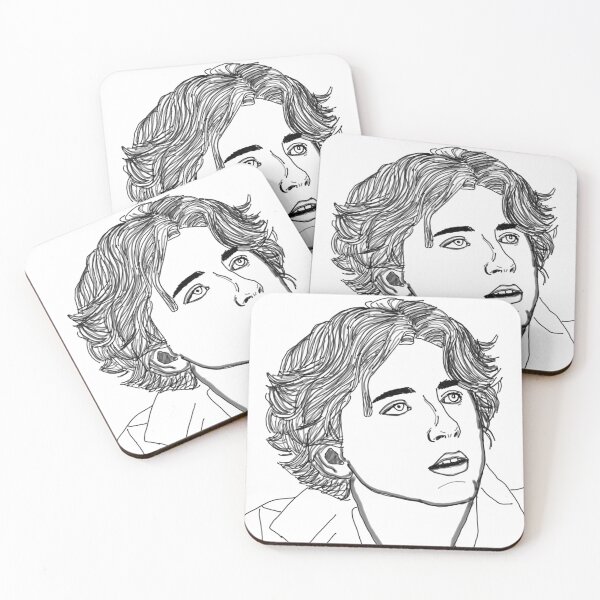 Item preview, Timotheé Chalamet line art  designed and sold by daryaxox0.
