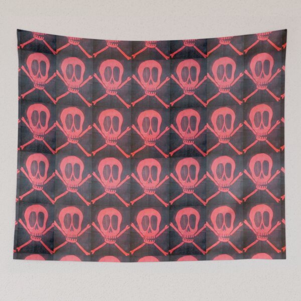 Item preview, Pink Skull And Crossbones Artwork designed and sold by Andrew Morrell.