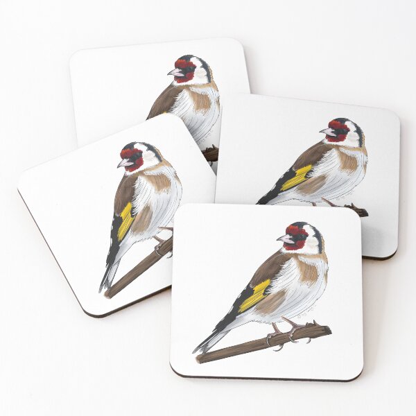Item preview, Goldfinch Bird Art Print designed and sold by byLucyC.