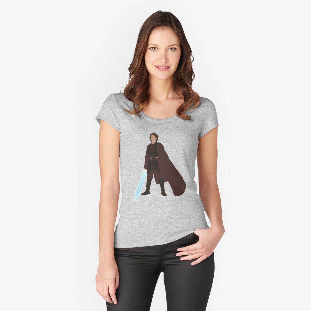Vista previa del artículo con la obra «Camiseta entallada de cuello ancho», diseñado y vendido por immelissasavin.