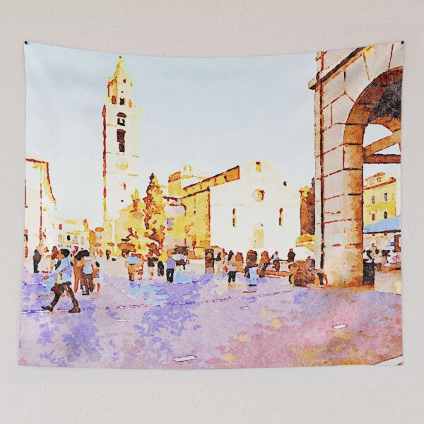 Item preview, Teramo: cathedral and people designed and sold by Giuseppe Cocco.
