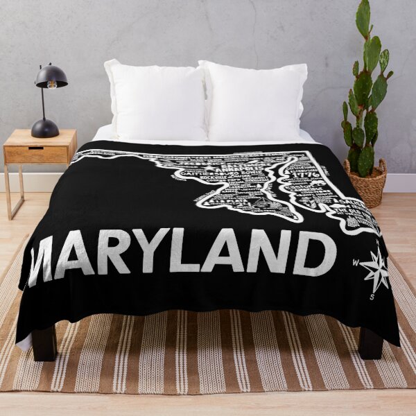 Item preview, Maryland Map designed and sold by fiberandgloss.