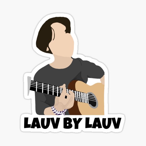 lauv by lauv Sticker