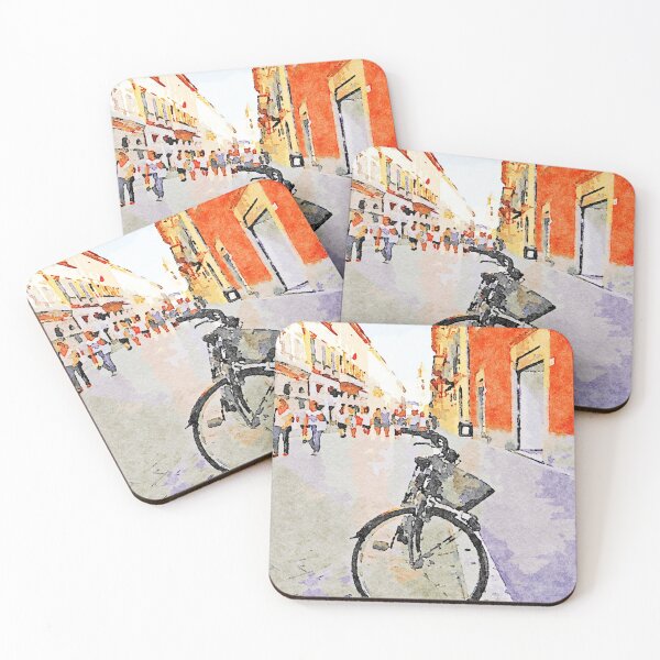 Item preview, Teramo: bicycle in the street designed and sold by Giuseppe Cocco.