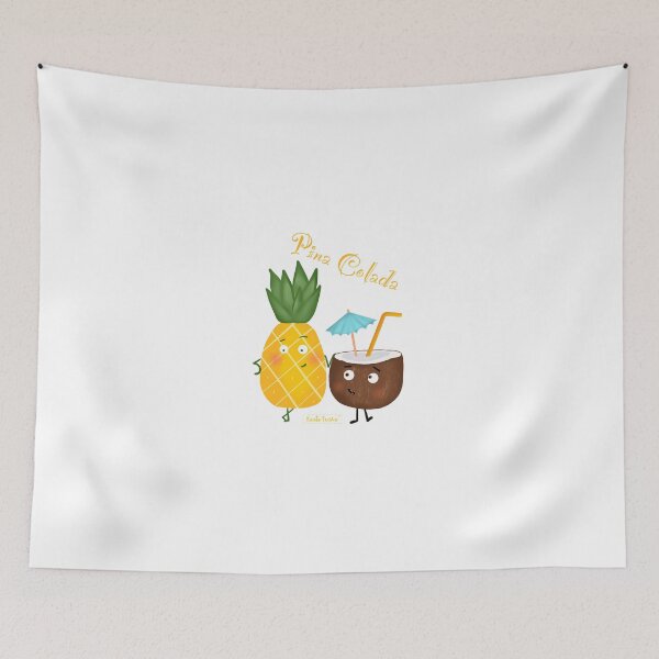 Item preview, Pineapple and coconut Pina colada designed and sold by Anastasia Toska.