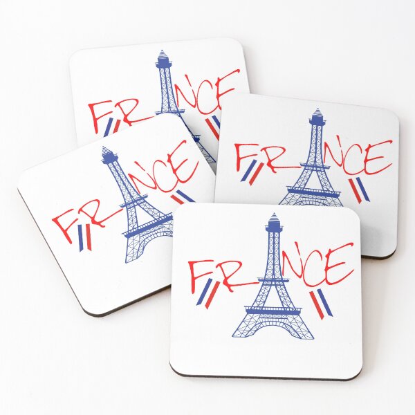 Item preview, France T-shirt with Eiffel Tower designed and sold by DesignByArt.