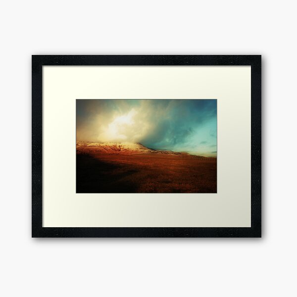 SPIRIT IN THE SKY Framed Art Print