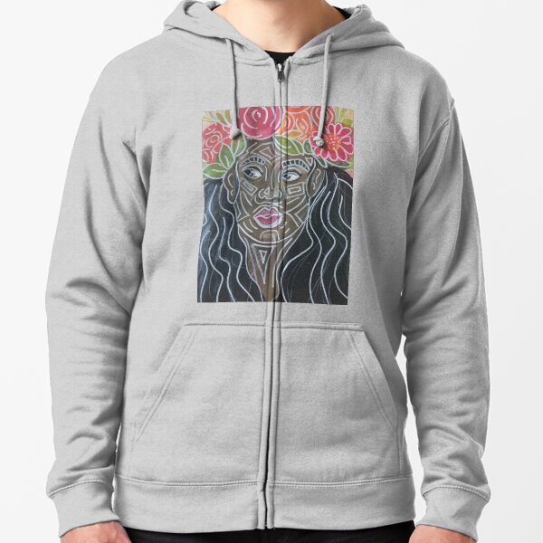 The Flower Princess Zipped Hoodie