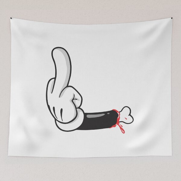 Item preview, Zombie Mickey Flipping Off designed and sold by ozumdesigns.