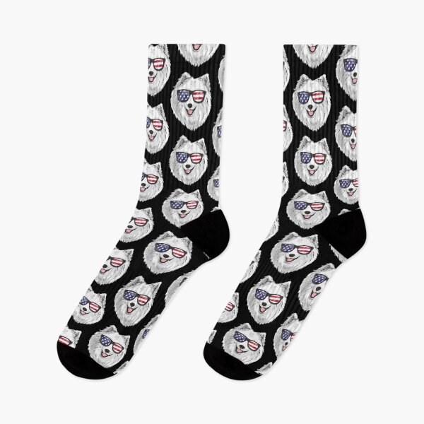 Item preview, Patriotic Samoyed Dog Merica American Flag designed and sold by fatamyfan1.