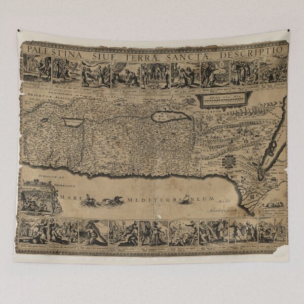 Item preview, Map of Palestine (1650) designed and sold by allhistory.