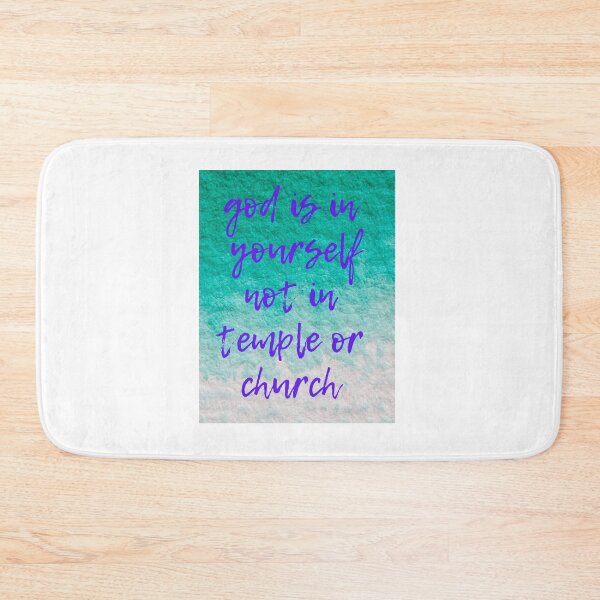 Item preview, 'Party t shirt "God is yourself not in temple or church” ,   redbubble .com   designed and sold by Bhaskaran Parakkottil.