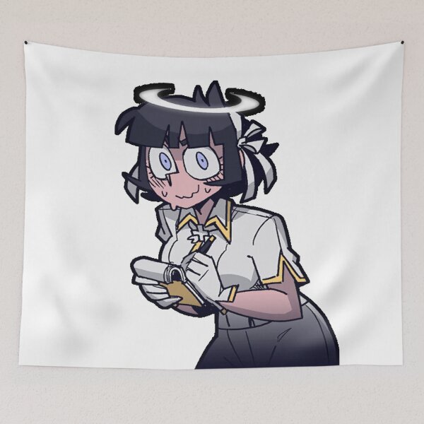 Item preview, Azazel, The Curious Angel -Helltaker- Stickers/Shirts/More designed and sold by Sethlow.