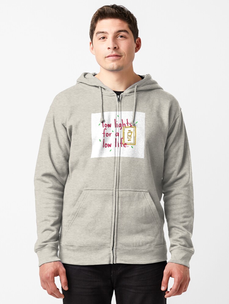 lowlights zip hoodie