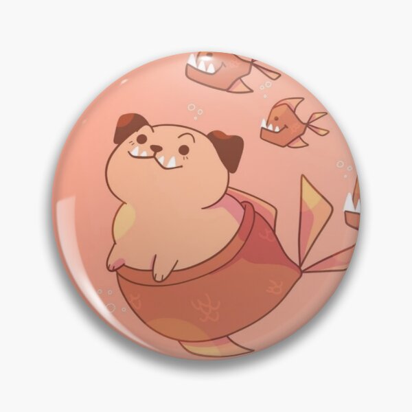 Item preview, piranha pug designed and sold by Galaxydiamond.