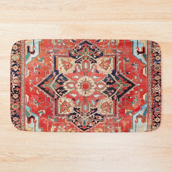 Item preview, Heriz Azerbaijan Northwest Persian Rug Print designed and sold by Vicky Brago-Mitchell®.