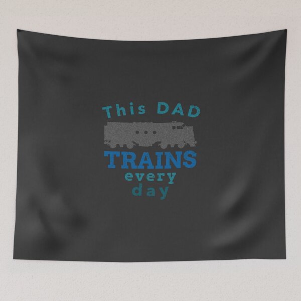 Item preview, Train Theme Items with a Funny Catchy Graphic for All Dads designed and sold by UrTops.