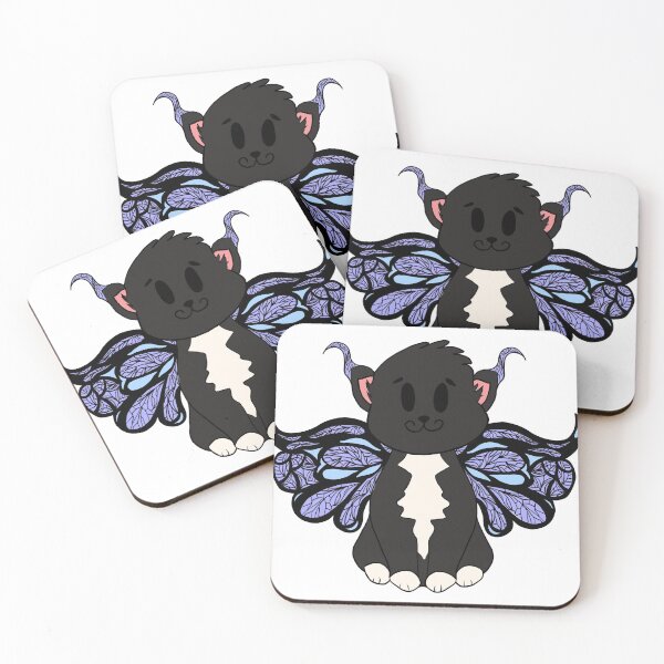 Item preview, Gray American shorthair cat fairy designed and sold by jessieartsdaily.