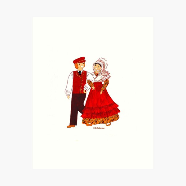 Item preview, Champagne-Ardennes Costumes, France designed and sold by Catherine Debusne.