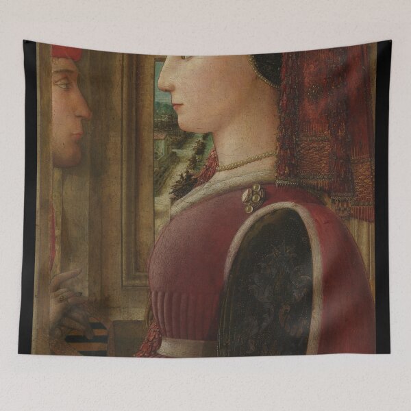 Item preview, Portrait of a Woman with a Man at a Casement designed and sold by Tizeru.
