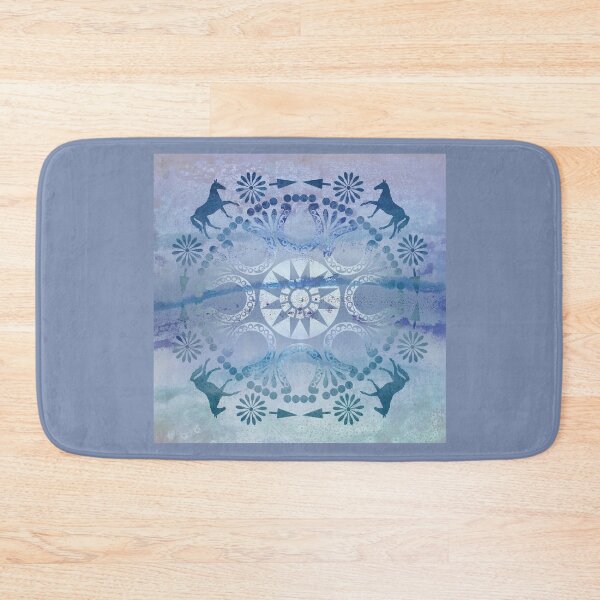 Item preview, Blue Horse Mandala designed and sold by WatersEdgeGal.