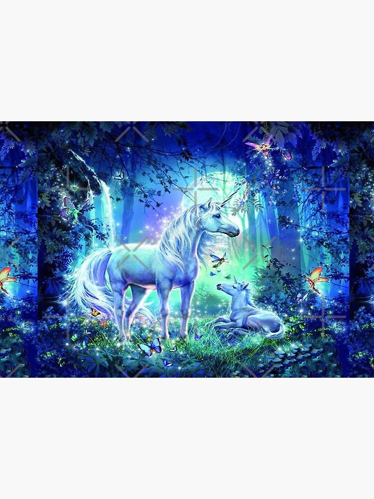 Unicorns Magical Fantasy Landscape Art by horseunicorns