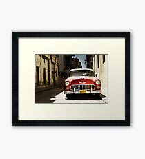 car in havana Framed Print