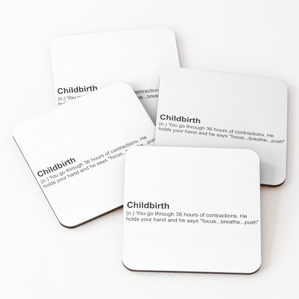 Item preview, Funny Childbirth Definition designed and sold by Jacinda  Collins.