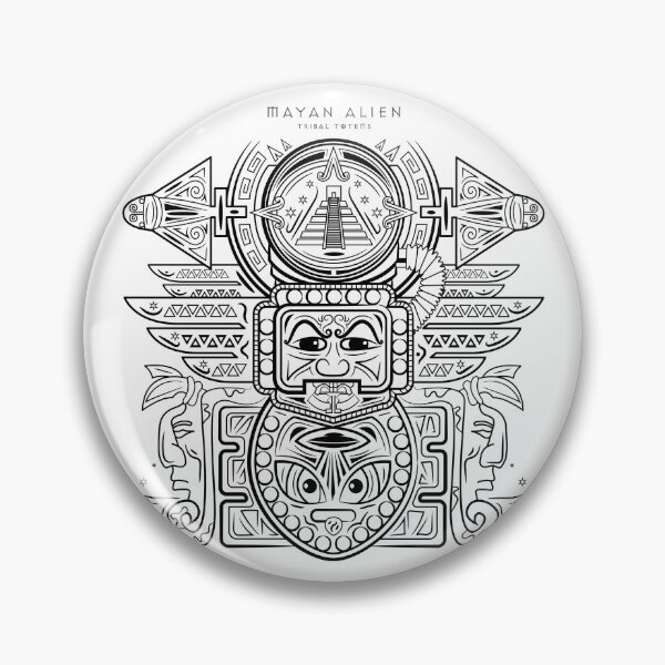 Item preview, MAYAN ALIEN TRIBAL TOTEM designed and sold by danry.