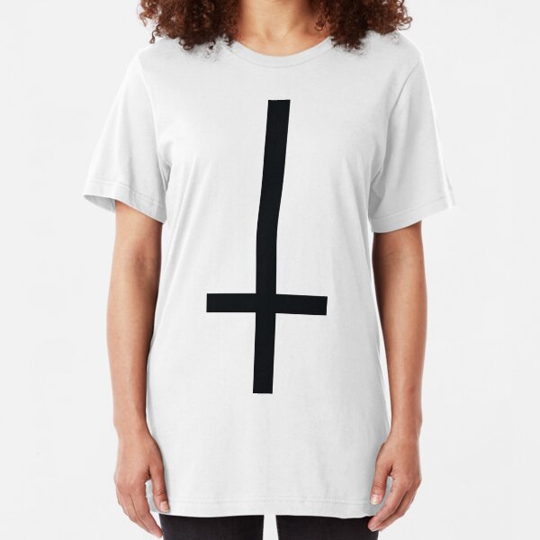 upside down cross t shirt