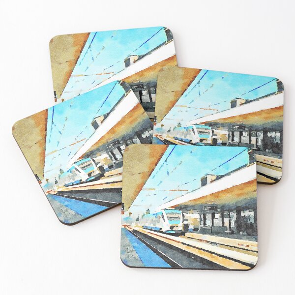 Item preview, Train in Pescara railway station designed and sold by Giuseppe Cocco.