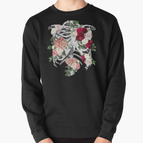 Item preview, Anatomy, ribcage, rib cage,roses bloom spring designed and sold by Collagedream.