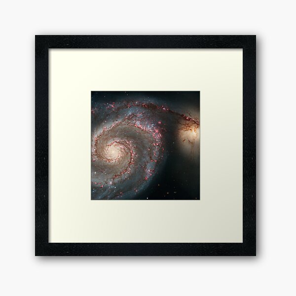 Galaxy Evolution Cosmology Framed Art Print