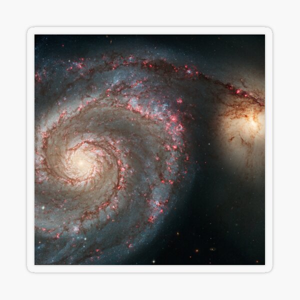 Galaxy Evolution Cosmology Transparent Sticker