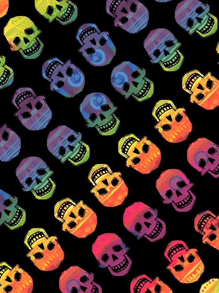 Rainbow Skulls Design- 2020 by gwennpaints