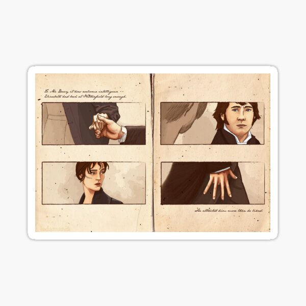 Pride and Prejudice - Hands Sticker