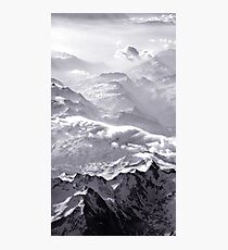Clounds crawling over MountainTops VRS2 Photographic Print
