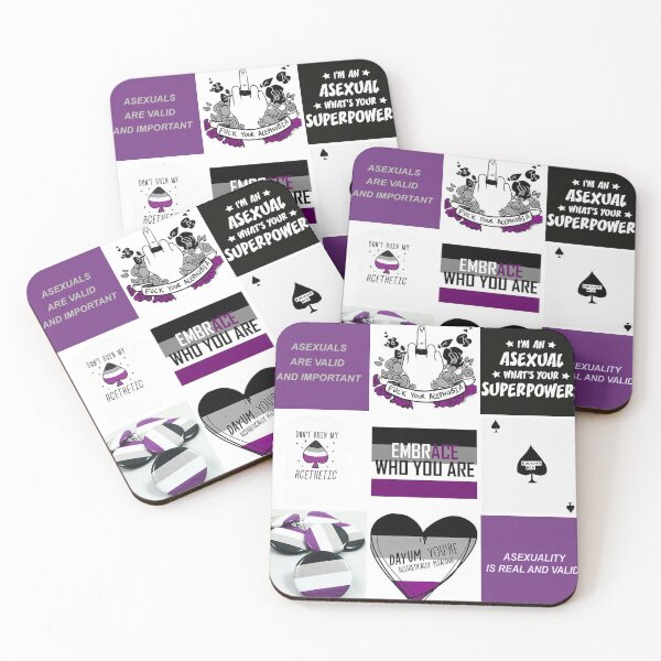 Item preview, asexual pride aesthetic designed and sold by hannahnicole420.