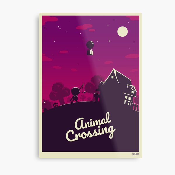 Animal Crossing Metal Print